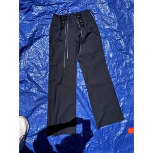 Solange dress pants with tied slits on the front and back size 10